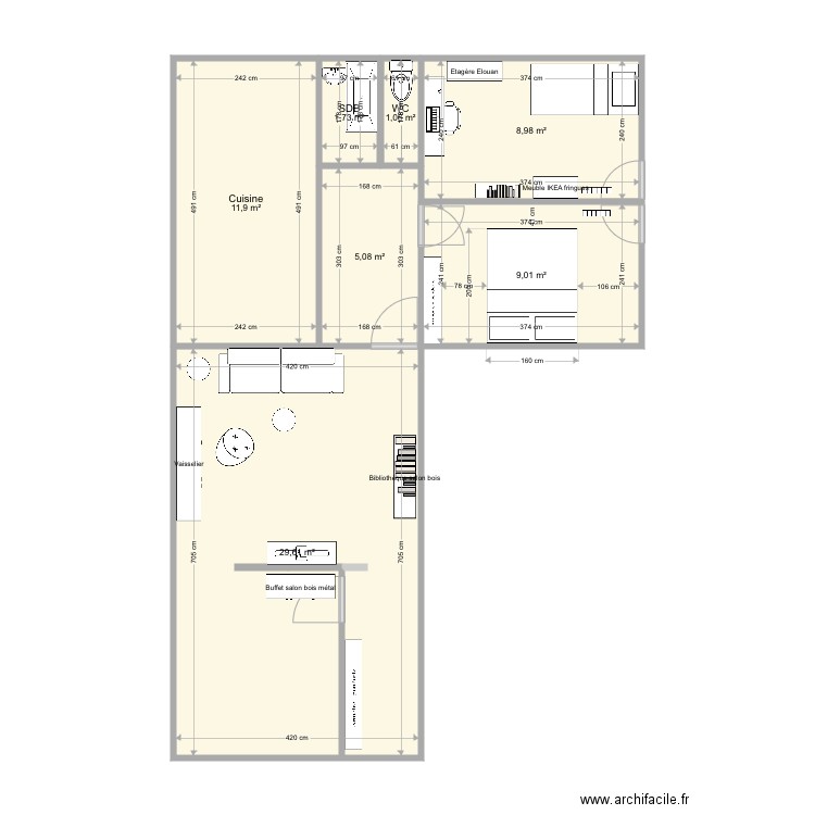 Cisterciens. Plan de 0 pièce et 0 m2