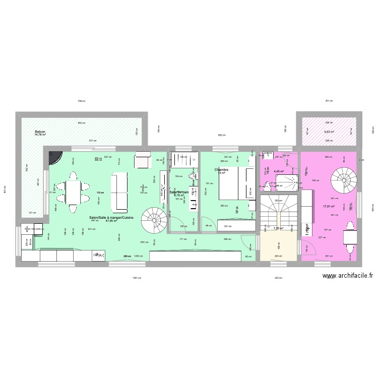 idée 6.2 V FINAL. Plan de 19 pièces et 323 m2