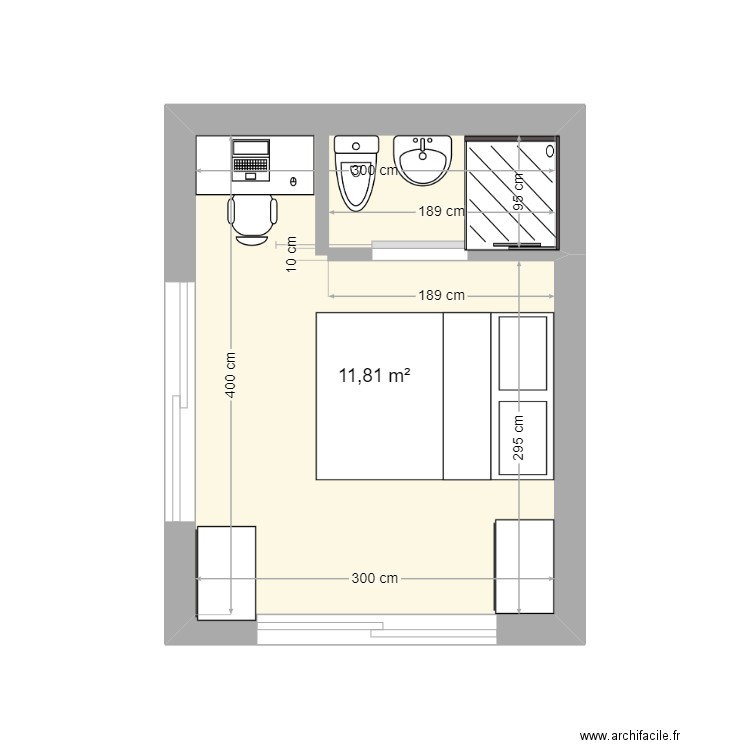 Chambre ana. Plan de 0 pièce et 0 m2