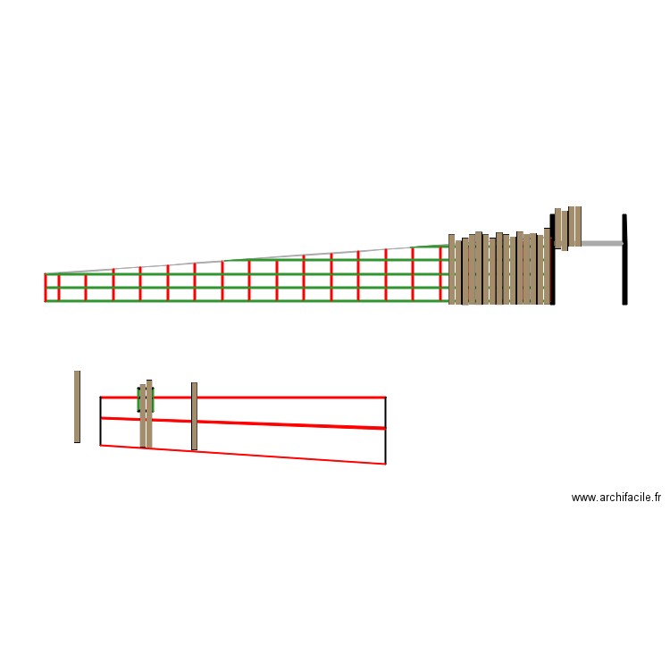 muret 2. Plan de 0 pièce et 0 m2