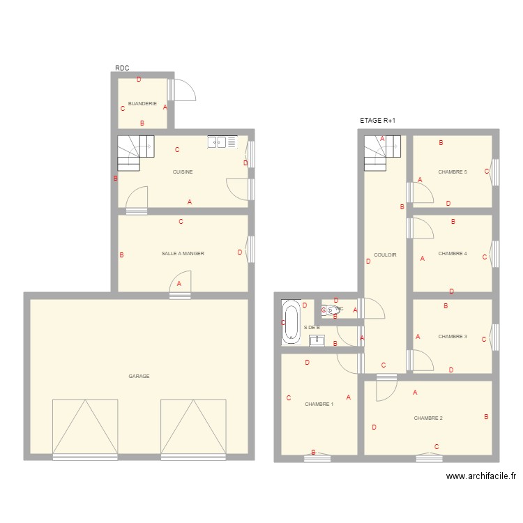 LEBRAUD. Plan de 0 pièce et 0 m2