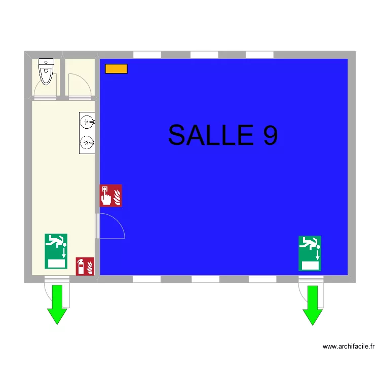 BATIMENT PREFABRIQUE. Plan de 