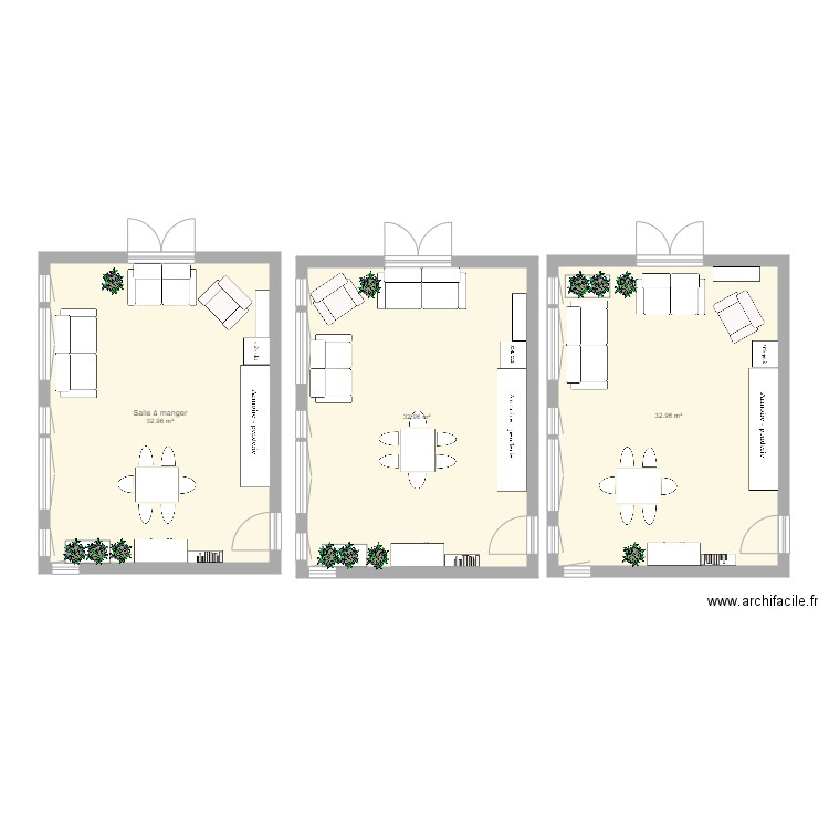 salle a manger. Plan de 0 pièce et 0 m2