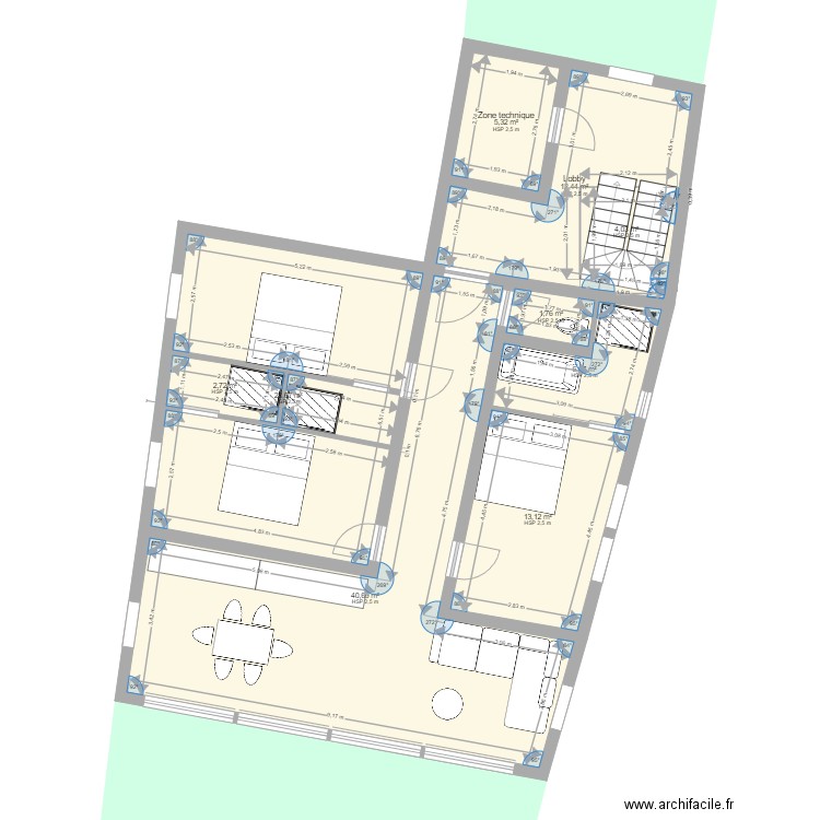 Crocos41 numéro 1 v2 étages. Plan de 0 pièce et 0 m2