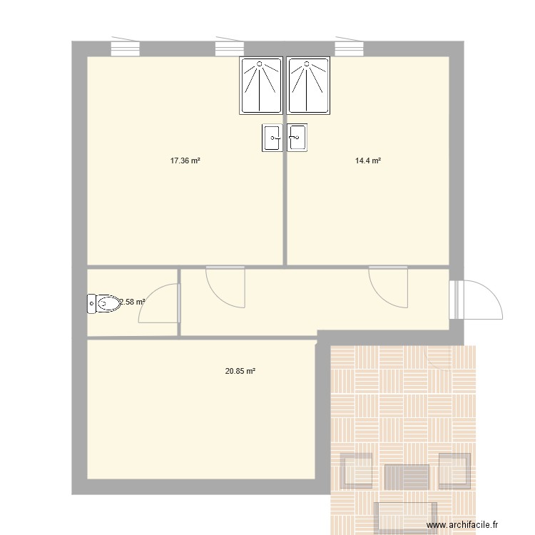 BORTTOTO 3. Plan de 0 pièce et 0 m2