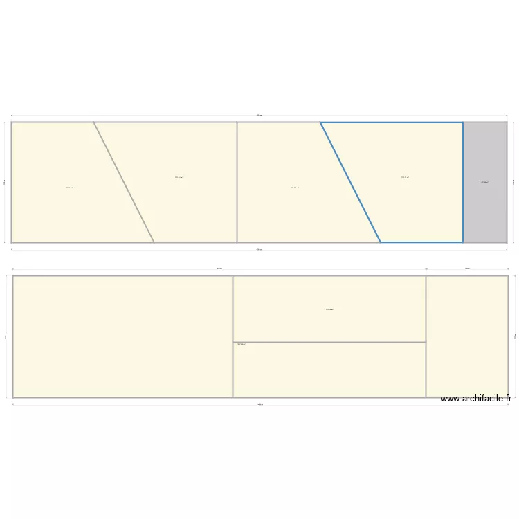 meuble comble. Plan de 