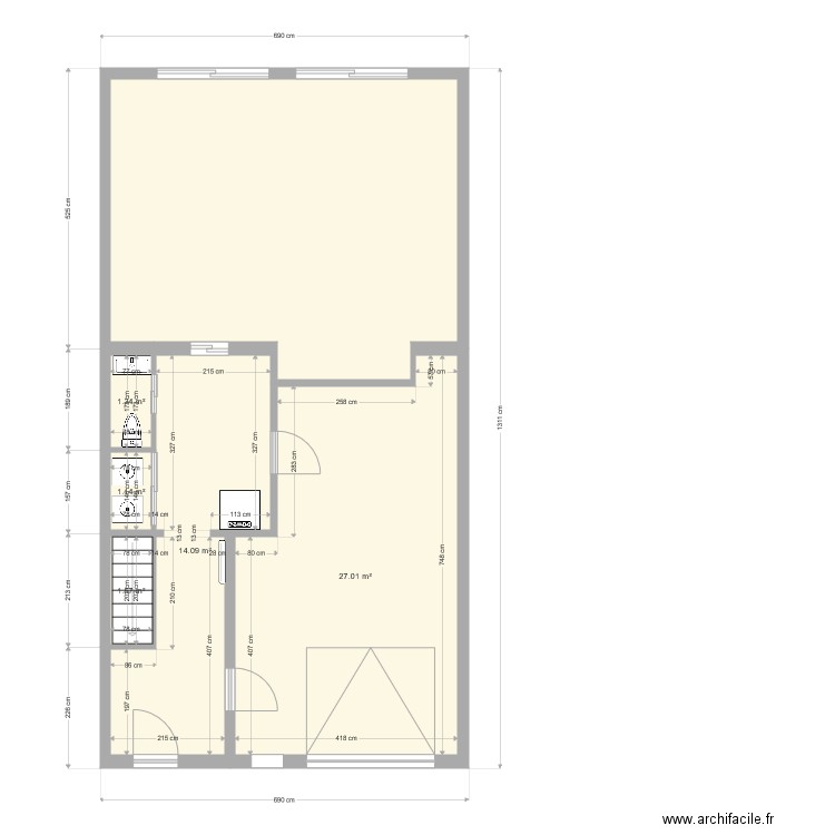 Maison nanterre Extension Fernando. Plan de 0 pièce et 0 m2