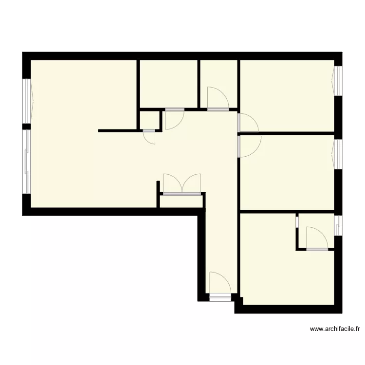 appart guillaume  plan de base vide. Plan de 