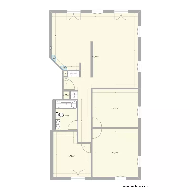 Ecoteux. Plan de 7 Pièces et 99 m² Ecoteux. Plan de 7 Pièces et 99 m²