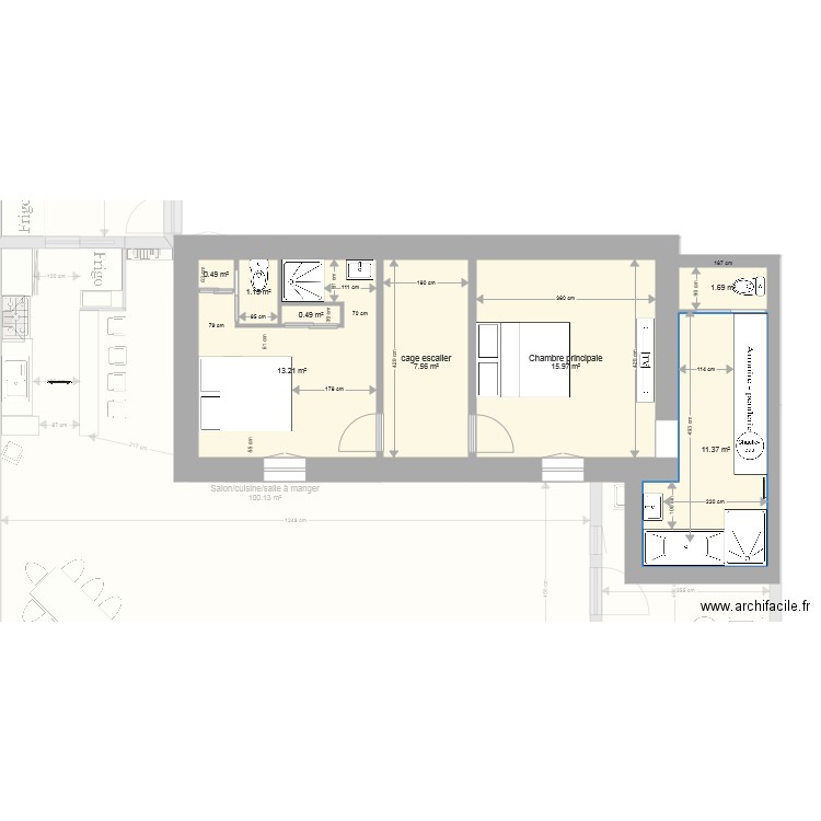 Talon projet novembre 2018 v2. Plan de 0 pièce et 0 m2