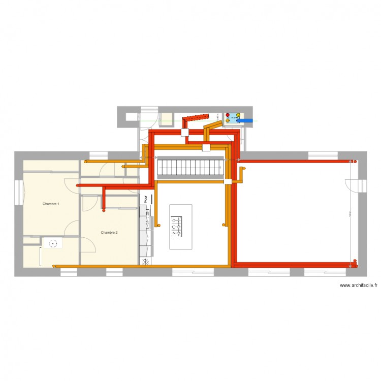CHAUFFOUR RDC. Plan de 0 pièce et 0 m2