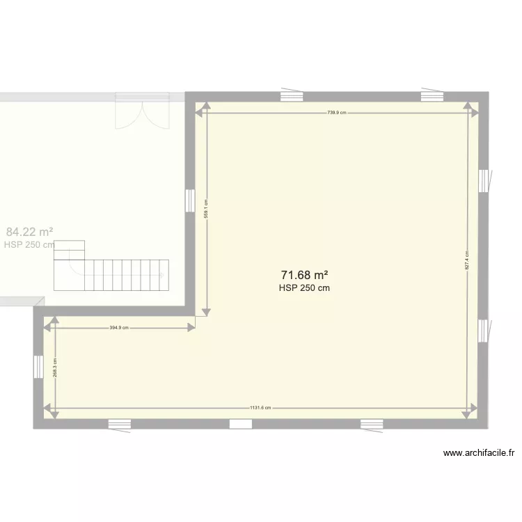 Maison 2. Plan de 