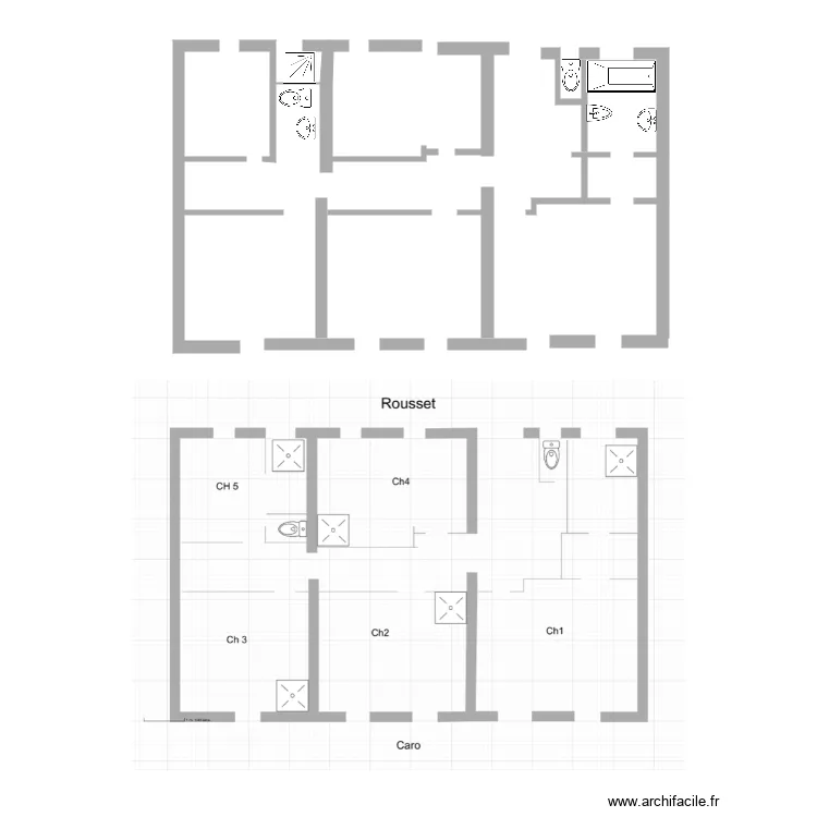 Rousset 6. Plan de Rousset 6. Plan de