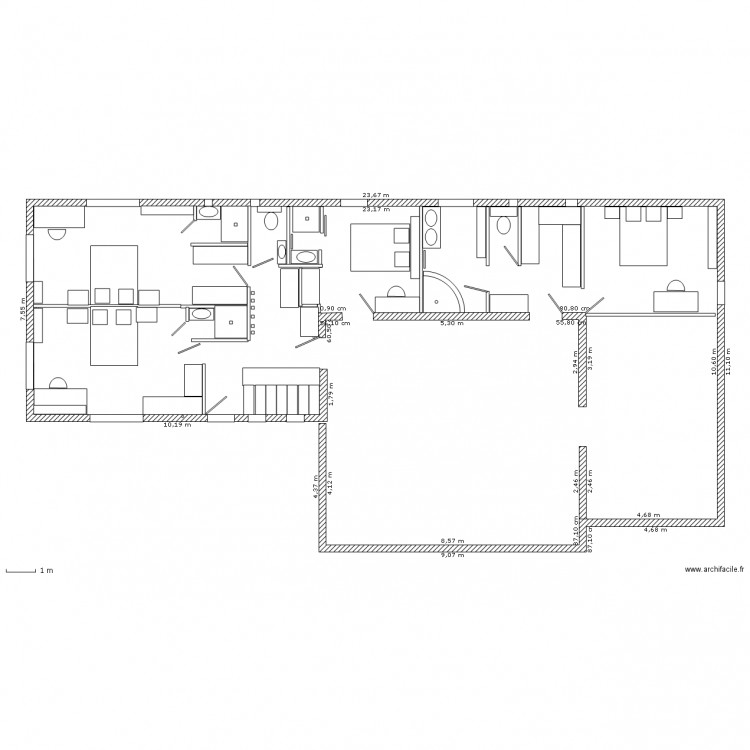 extension 3 HJVE esc droit. Plan de 0 pièce et 0 m2