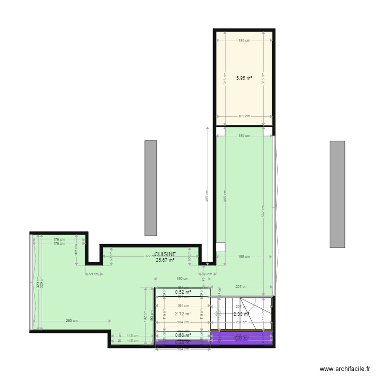 Cuisine. Plan de 0 pièce et 0 m2