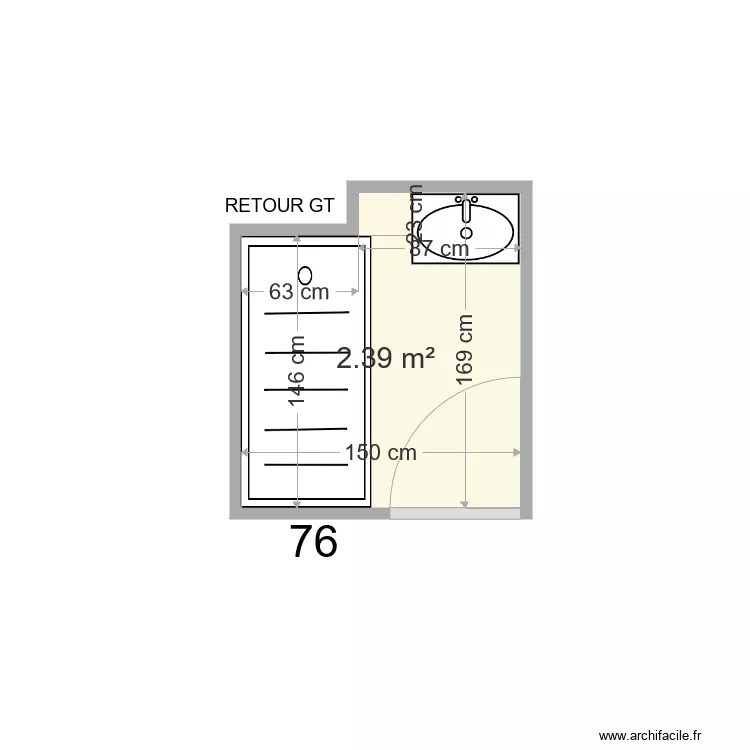 MOKEDEM NADJI. Plan de 