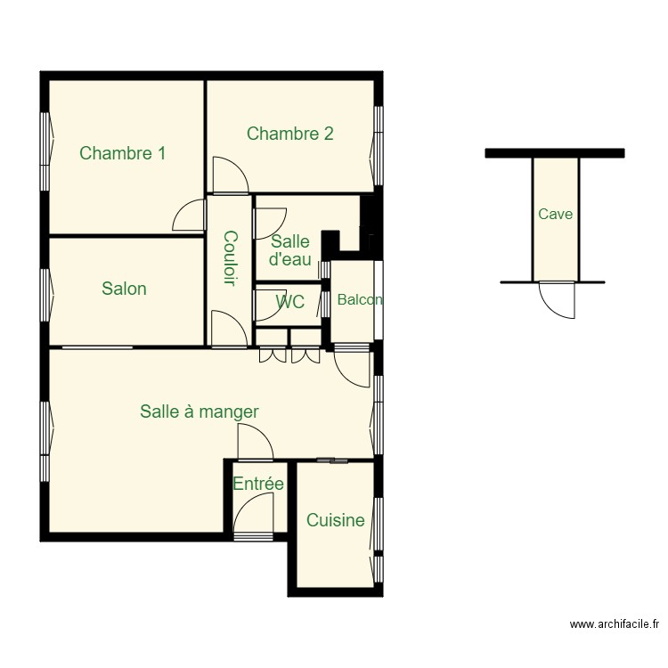 LEROUX . Plan de 0 pièce et 0 m2