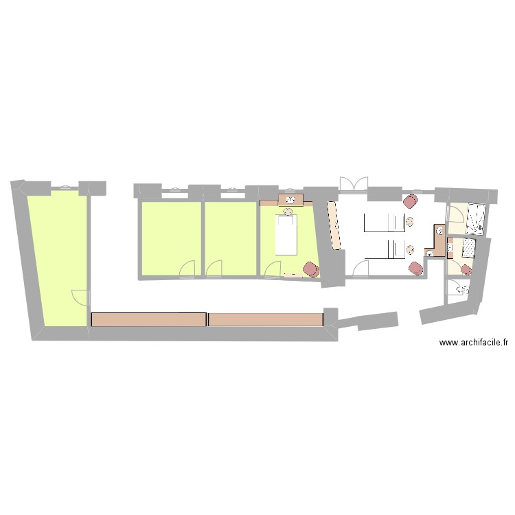 Infrastructure spa. Plan de 0 pièce et 0 m2