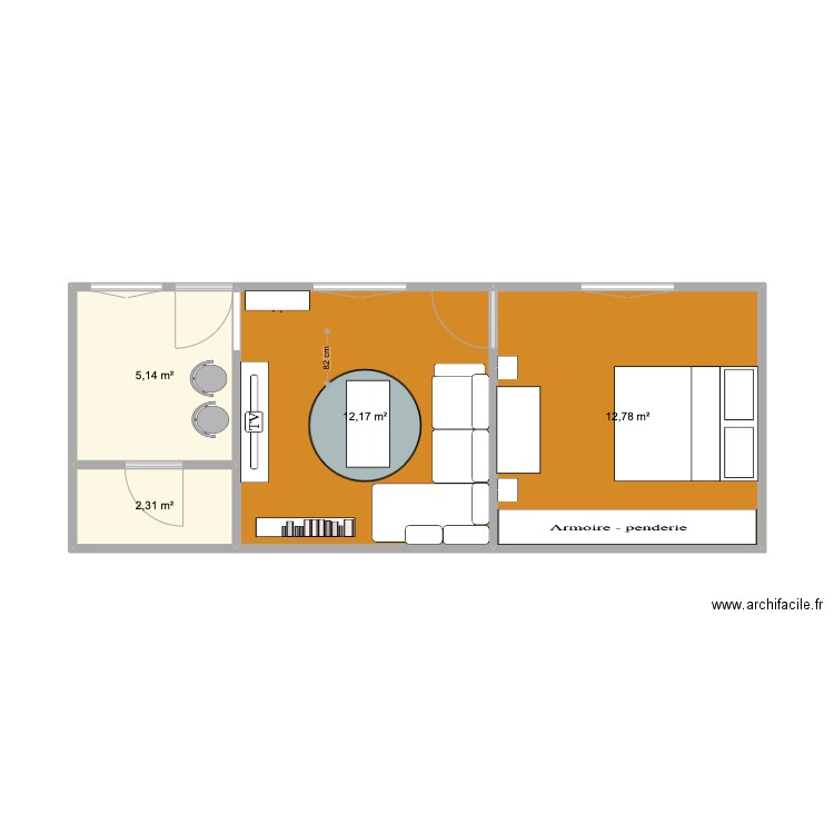 25barag. Plan de 0 pièce et 0 m2