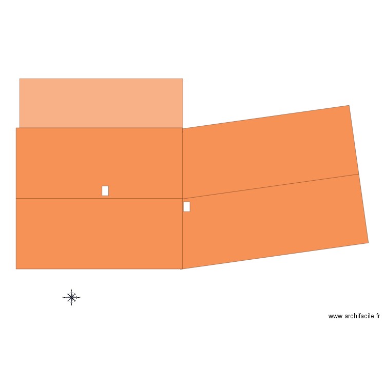 Toiture. Plan de 0 pièce et 0 m2