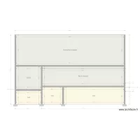 Coupe de face Avant cave complete