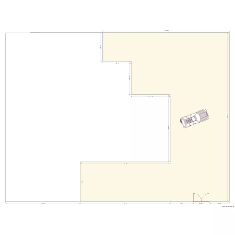 parcelle Rutake. Plan de 