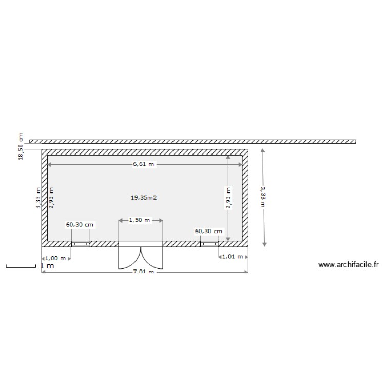 abrit vue dessus. Plan de 0 pièce et 0 m2