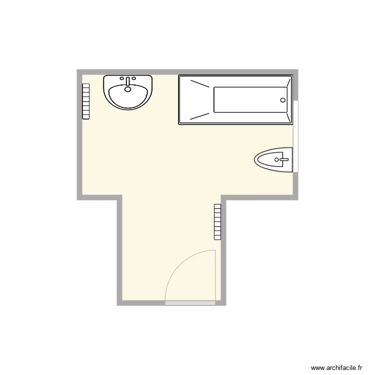 plan avant travaux le goff. Plan de 