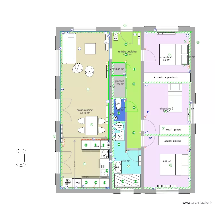 appart arlac xuxen azkena 3. Plan de 