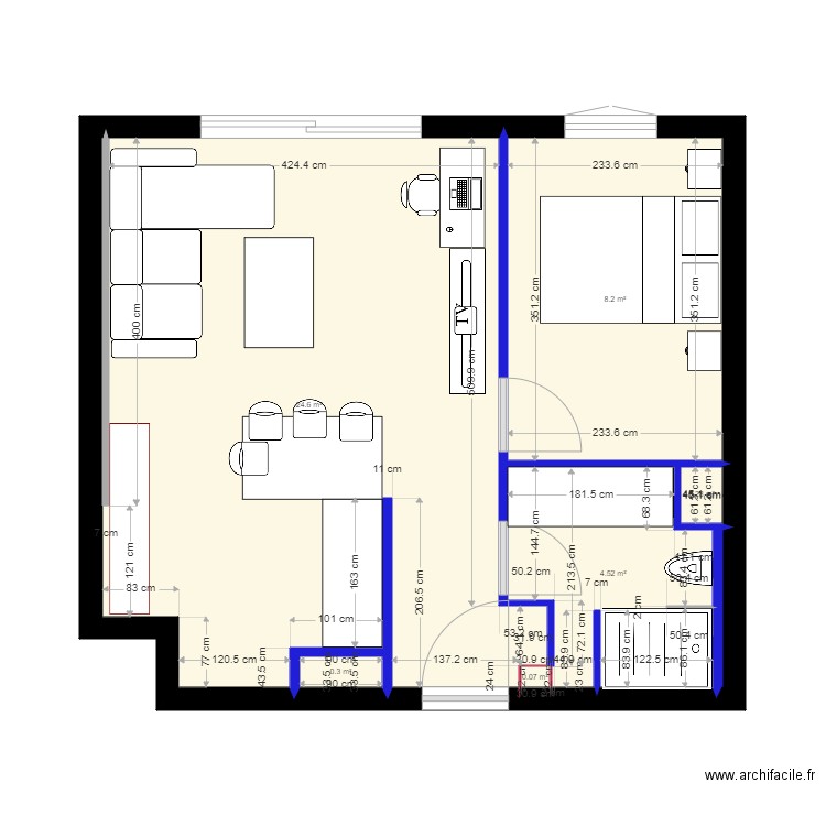 apartement 5. Plan de 0 pièce et 0 m2