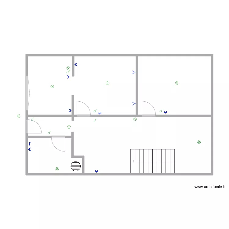 Posn cave Seille. Plan de 