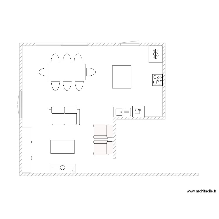 SALON. Plan de 0 pièce et 0 m2