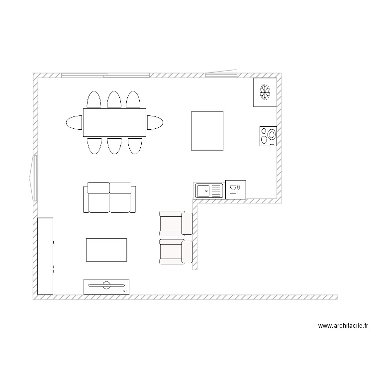 SALON. Plan de 0 pièce et 0 m2