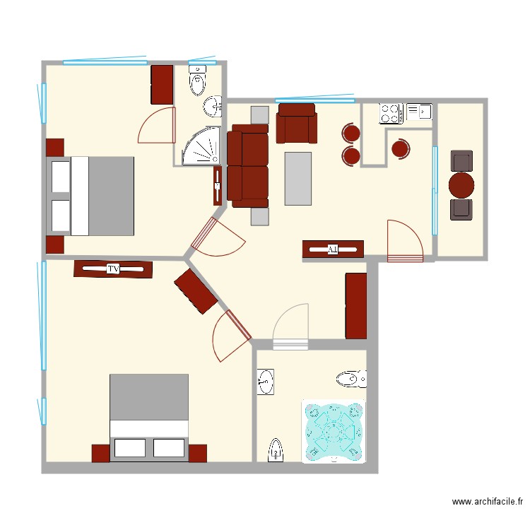 suitemodif. Plan de 0 pièce et 0 m2