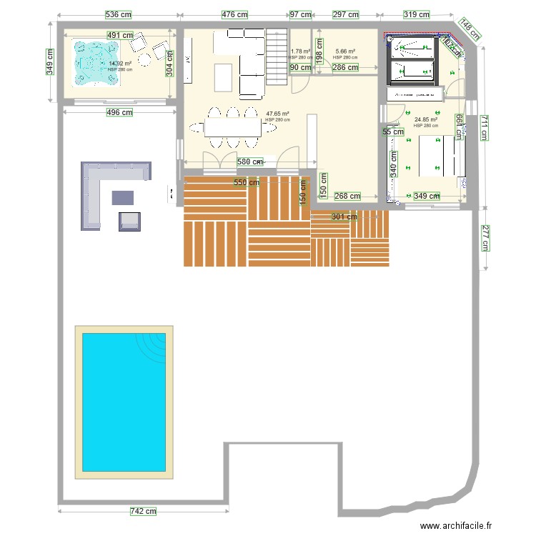 Maison St Max EXT 18M. Plan de 0 pièce et 0 m2