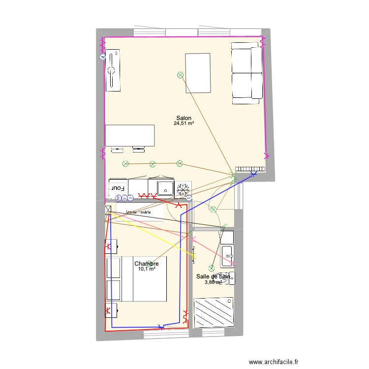 Carignan RDC ELEC. Plan de 0 pièce et 0 m2