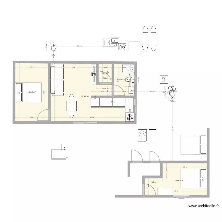 casaportugal4. Plan de 5 et 43 m² casaportugal4. Plan de 5 et 43 m²