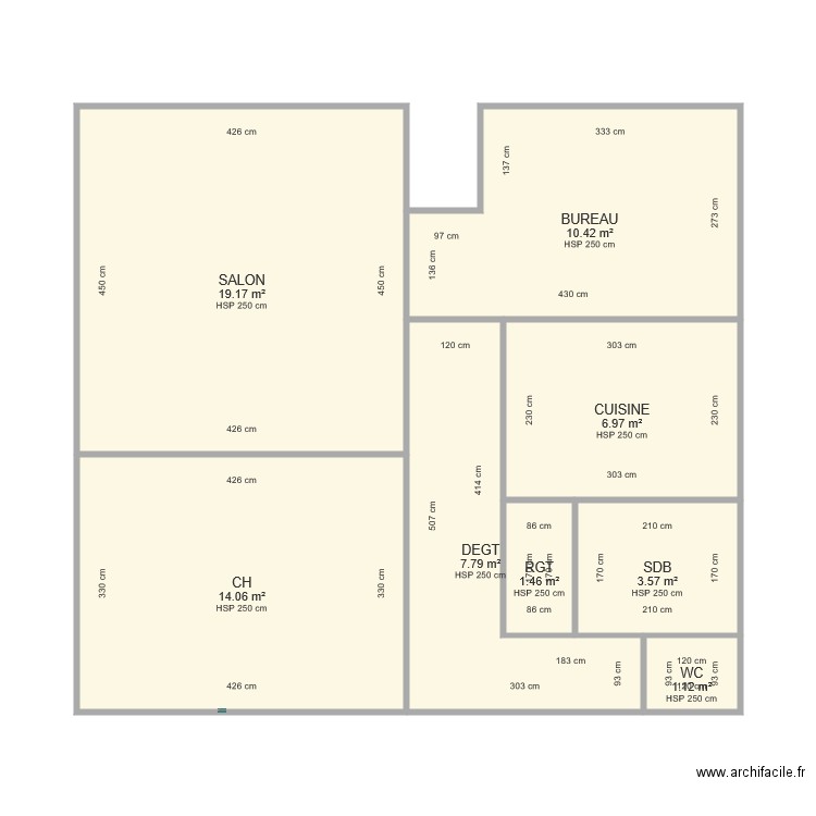 FR CREANCE 2. Plan de 0 pièce et 0 m2