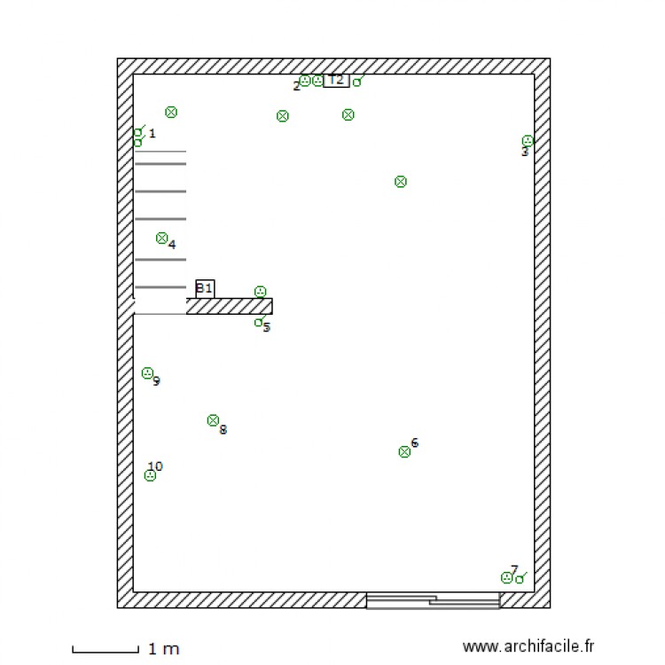 sous sol      mickael. Plan de 0 pièce et 0 m2