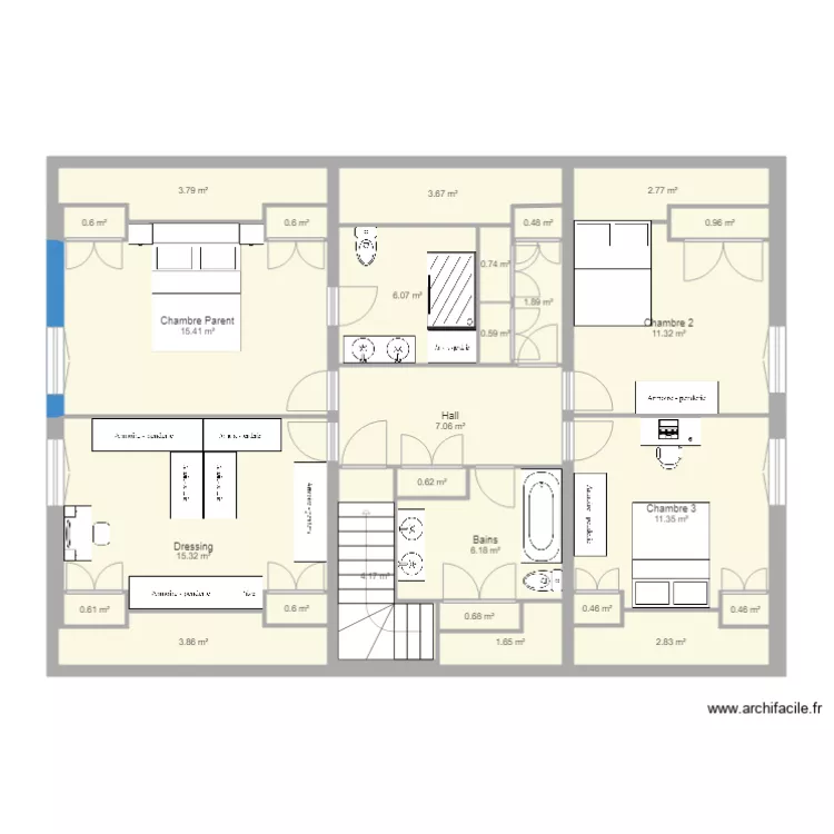 levant etage 2 jan 18 dressing. Plan de levant etage 2 jan 18 dressing. Plan de
