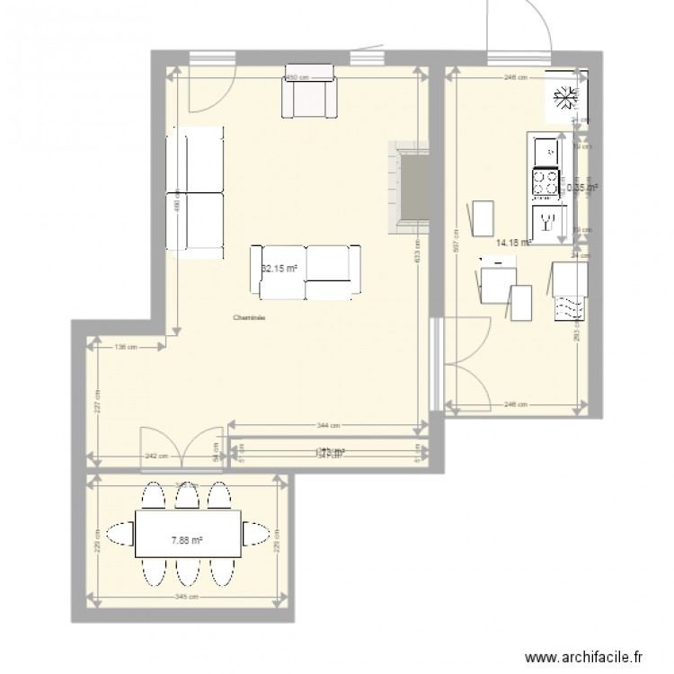 Cassien. Plan de 0 pièce et 0 m2