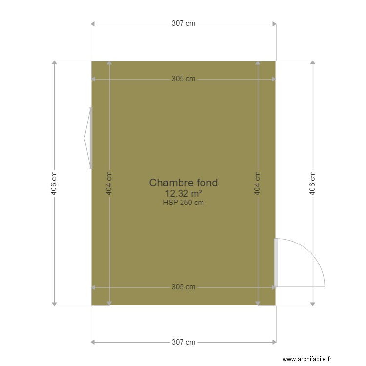chambre fond. Plan de 0 pièce et 0 m2
