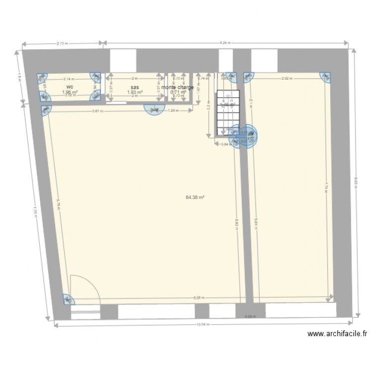 Coeur du pain plan initial . Plan de 0 pièce et 0 m2