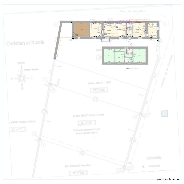 Elec Sam. Plan de 12 pièces et 181 m2