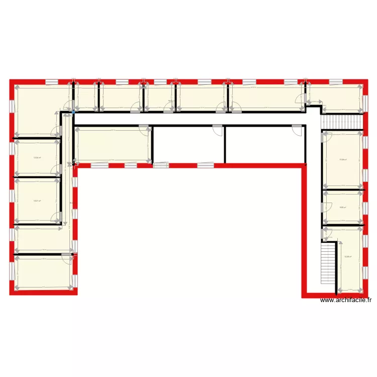 Chateau 1er etage. Plan de Chateau 1er etage. Plan de
