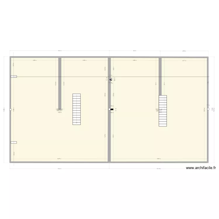 PLAN ETAGE CORRECT TOILETTE. Plan de 