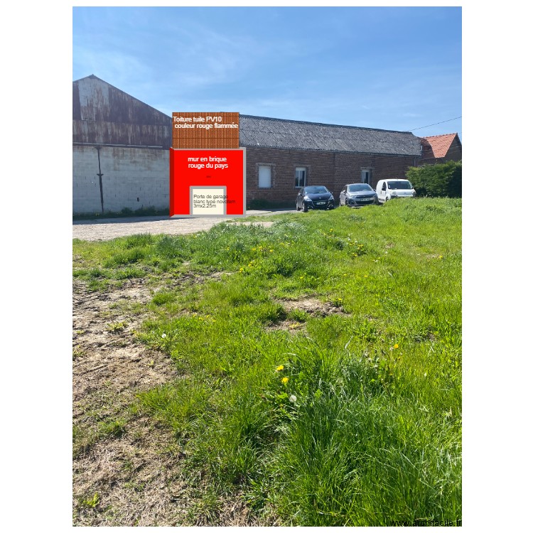 dp6 garage. Plan de 0 pièce et 0 m2