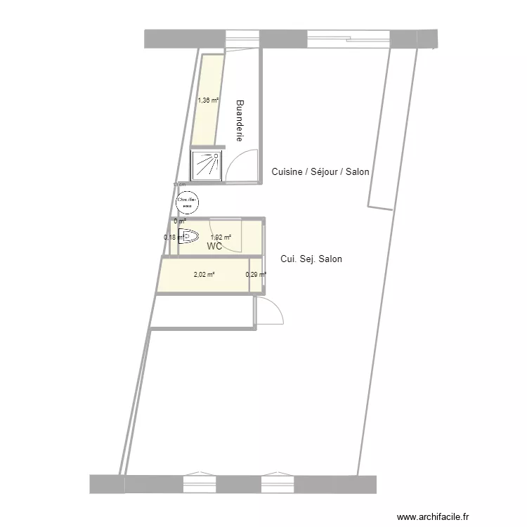 maison mae. Plan de 