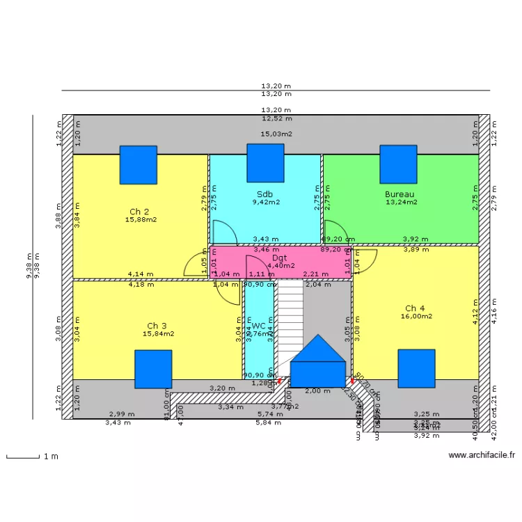LOUCHET THEROUANNE Etage 1. Plan de 