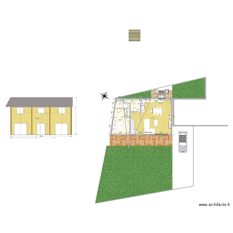 GR RDC 1. Plan de 0 pièce et 0 m2